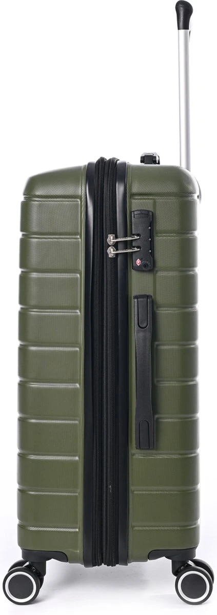 Jump Arogado - Reiskoffer - 66 Cm - 4 Wielen - TSA-Cijferslot - Kaki - Afbeelding 9