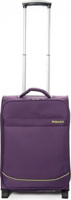 Decent Handbagage Koffer Super-Light 50 - Paars