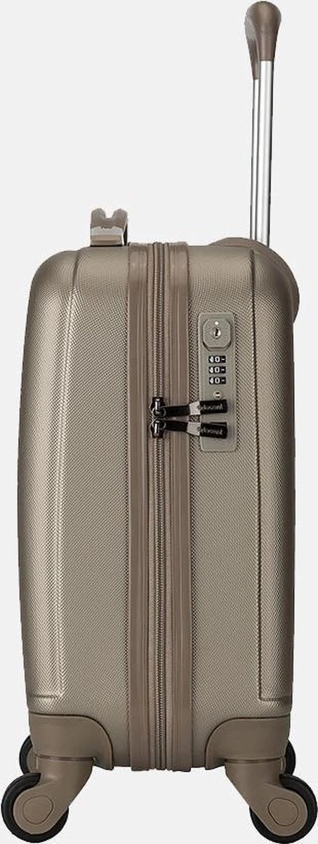 Decent Handbagage Koffer / Trolley / Reiskoffer - 42 Cm - 24 Liter - ABS - Maxi Air - Champagne - Afbeelding 18