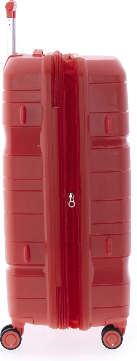 Gladiator Boxing Middelgrote Koffer Expandable 67 Cm 70/80 Liter TSA Slot - Koraalrood - Afbeelding 2