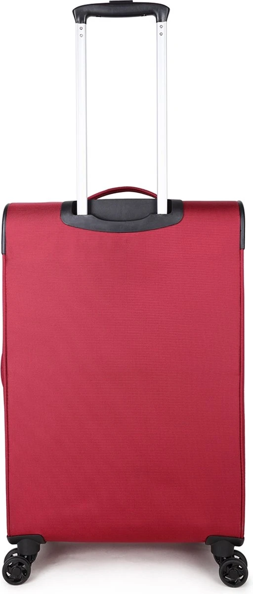 Decent D-Upright Medium Koffer - 66 Cm Expandable - TSA Slot - Bordeaux Rood - Afbeelding 15