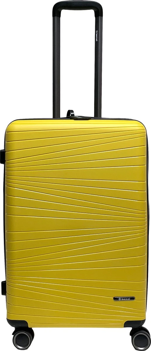 Benzi Barco Middelgrote Koffer - 65 Cm - 65 Liter - Geel - Afbeelding 4