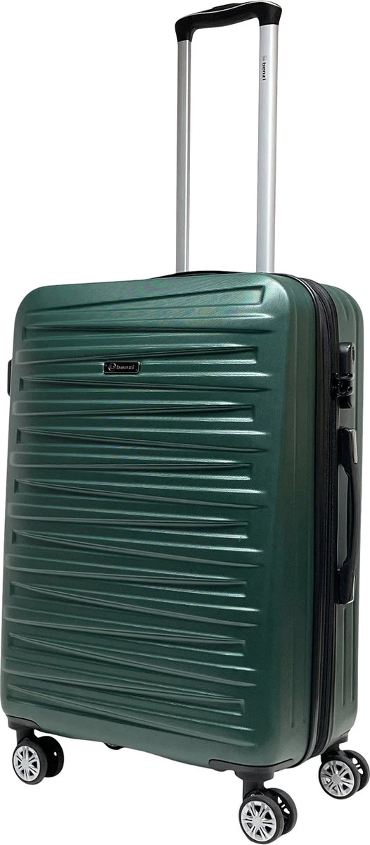 Benzi Leon Medium Reiskoffer 67 Cm - Exp - 65/74 Liter - Dark Green - Afbeelding 2