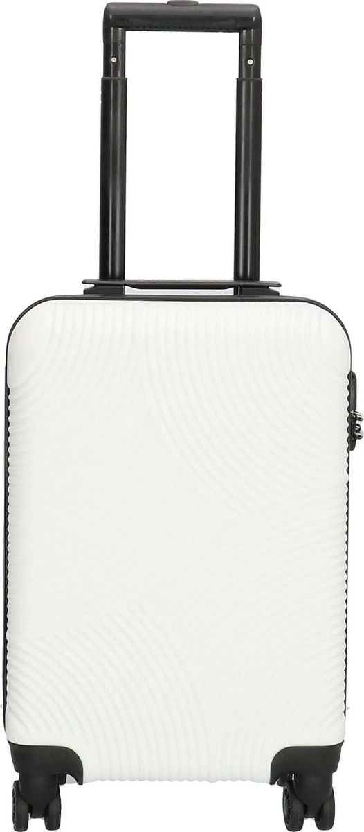 Enrico Benetti Louisville 39040 Handbagage Koffer Hardcase ABS - Wit