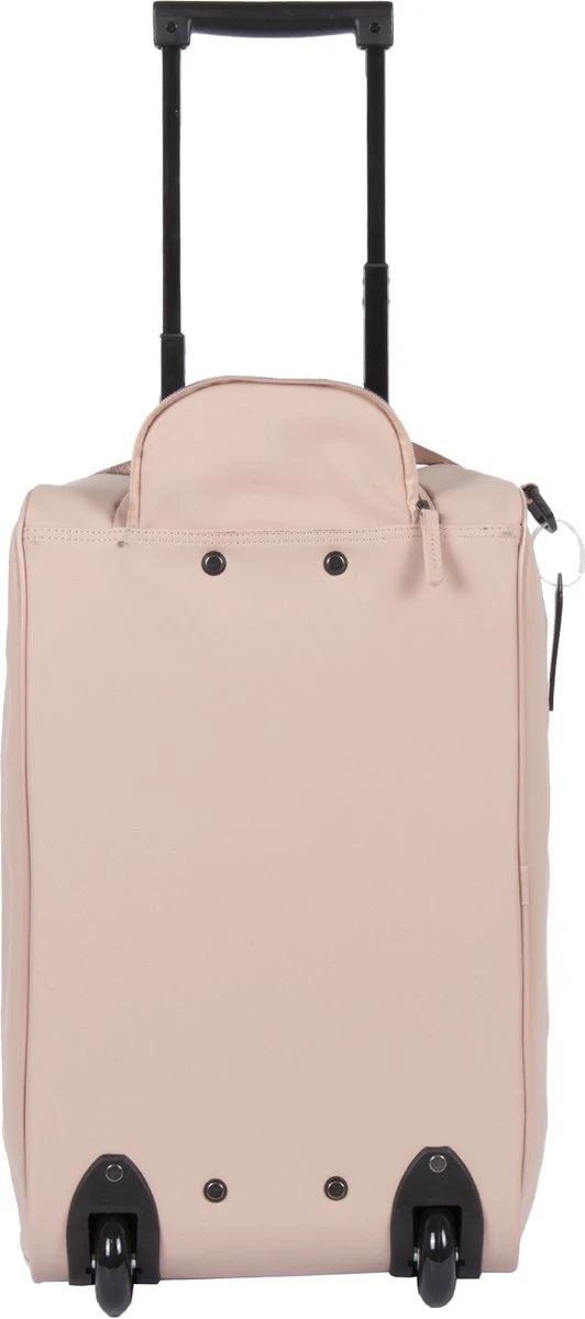 New Rebels® Harper Reistas / Weekendtas Geschikt Voor Handbagage - Waterafstotend Polyutheraan - Trolley Met Wielen En Reflectiedetails - Oud Roze - 29L - Afbeelding 3