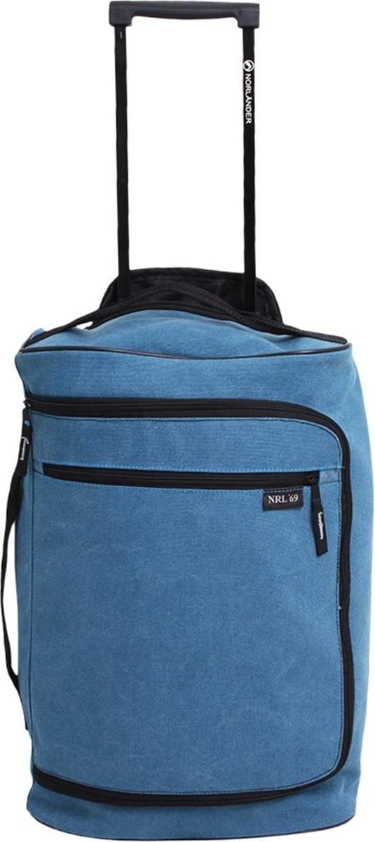 Norländer Lyon Canvas Trolley Trolleytas Blauw