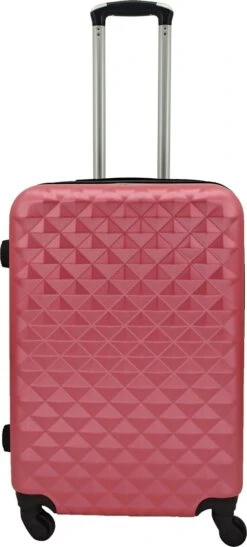 SB Travelbags 'Expandable' Bagage Koffer 65cm- Roze