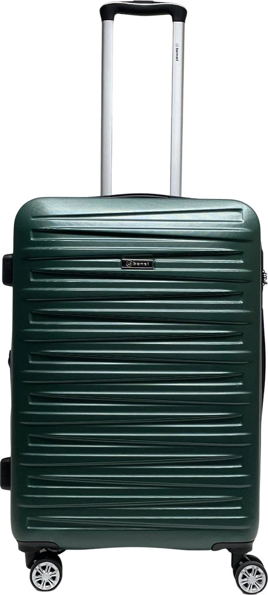 Benzi Leon Medium Reiskoffer 67 Cm - Exp - 65/74 Liter - Dark Green