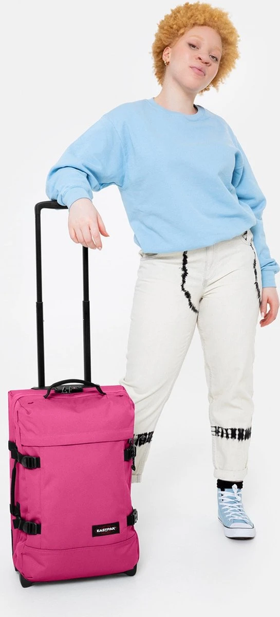 Eastpak TRANVERZ S Reiskoffer, Handbagage (51 X 32.5 X 23 Cm) - Pink Escape - Afbeelding 4