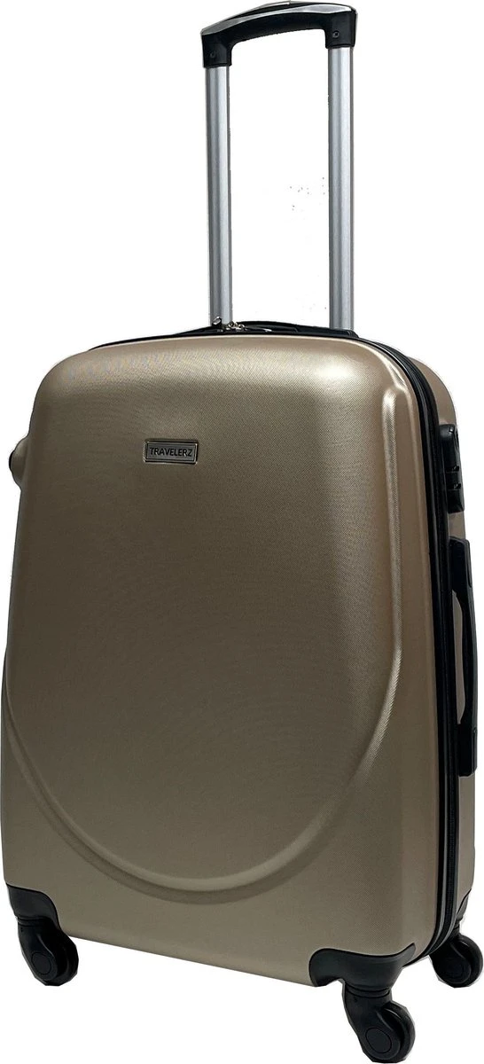 Castillo Travelerz 4 Delige ABS Kofferset - Champagne - Afbeelding 7