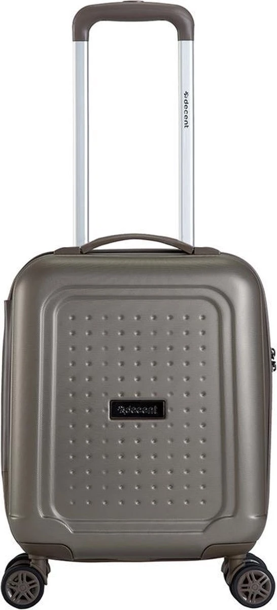 Decent Handbagage Koffer / Trolley / Reiskoffer - 42 Cm - 24 Liter - ABS - Maxi Air - Champagne - Afbeelding 11