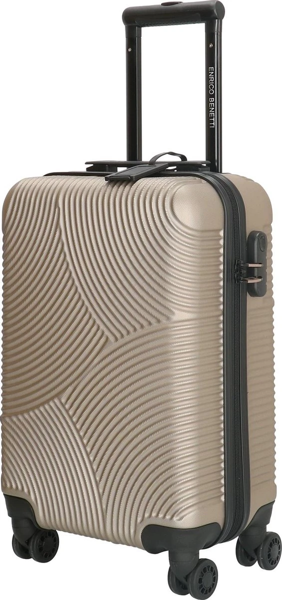 Enrico Benetti Louisville 39040 Driedelige Kofferset Hardcase ABS - Champagne - Afbeelding 3