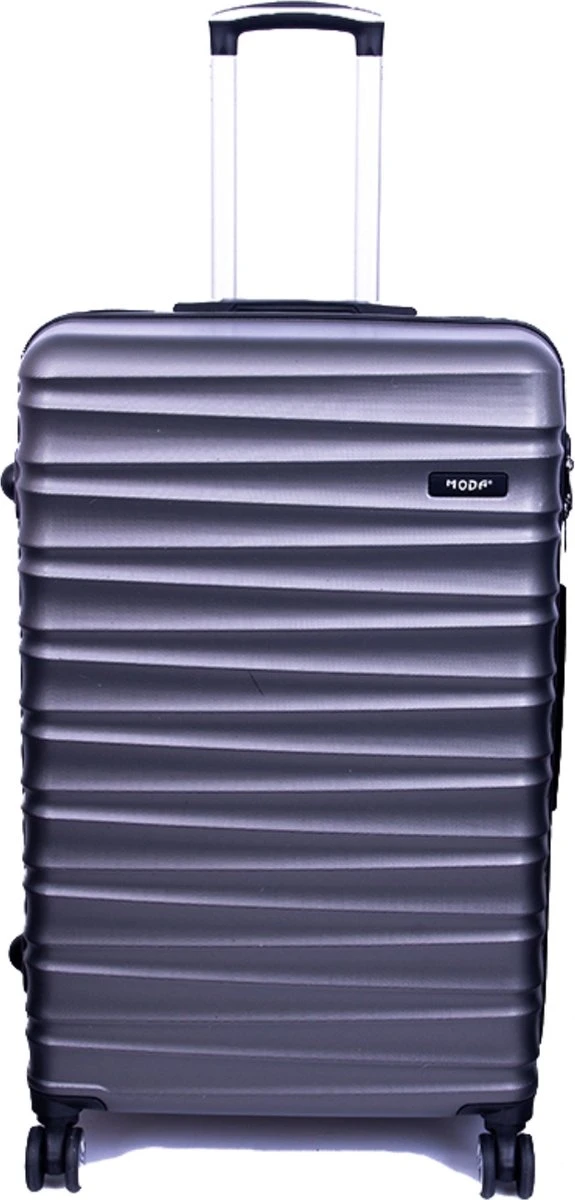 Tobeyz - Koffer - Donkergrijze Handbagage - Groot - Verrijdbaar Op 4 Wielen - Stevig ABS - Lichtgewicht, Trolley - Afbeelding 2