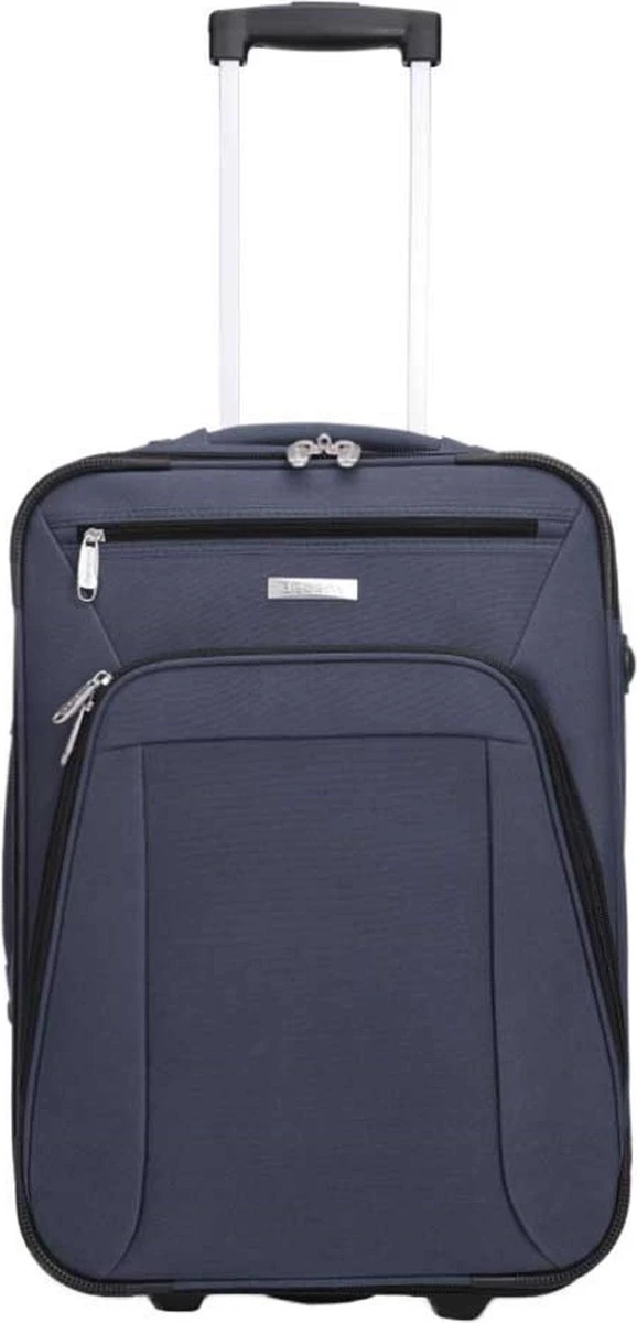 Decent Basic-Line Medium Trolley 63 Cm - Donkerblauw