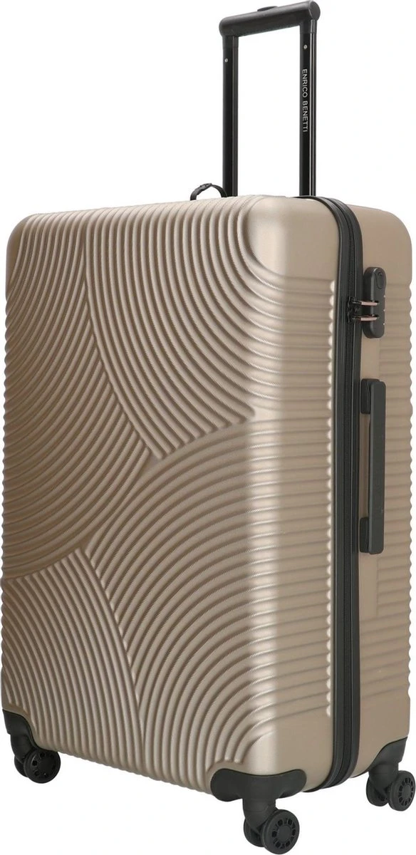 Enrico Benetti Louisville 39040 Driedelige Kofferset Hardcase ABS - Champagne - Afbeelding 5