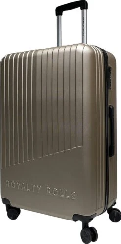 Royalty Rolls Amsterdam XL Reiskoffer 78 Cm - 98 Liter - Champagne