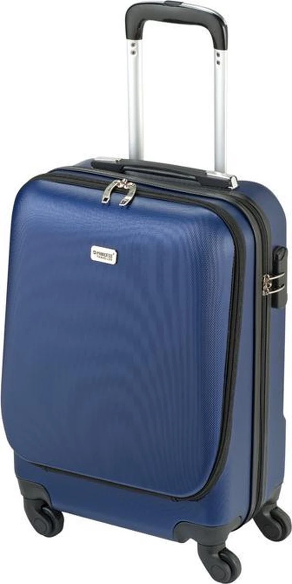 Princess Traveller Sydney - Handbagagekoffer - Laptop Vak - Blauw - S - 55cm - Afbeelding 2