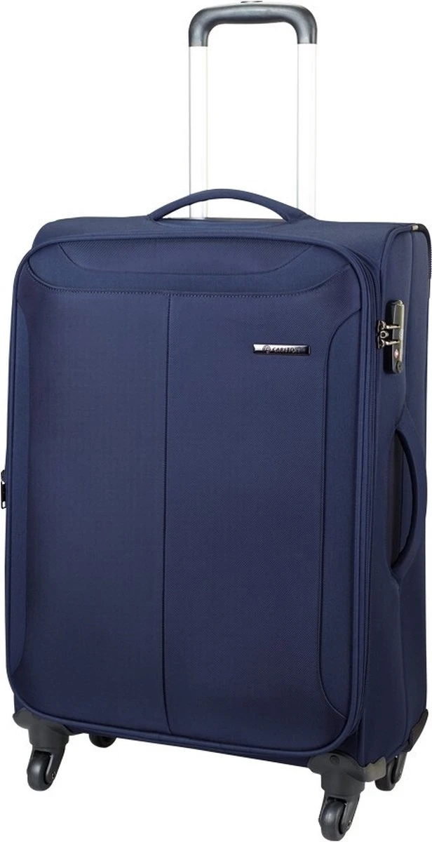 Carlton Rover Spinner Handbagage Koffer 55 Cm - Blauw