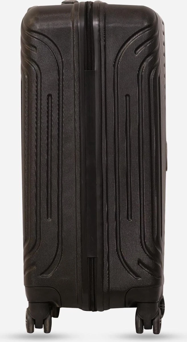 ©TROLLEYZ Florence No.7 - Reiskoffer 69 Cm - Night Black - Afbeelding 9