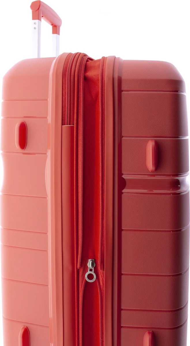 Gladiator Boxing Middelgrote Koffer Expandable 67 Cm 70/80 Liter TSA Slot - Koraalrood - Afbeelding 12