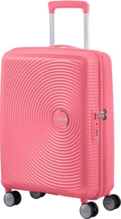 American Tourister Reiskoffer - Soundbox Spinner 55/20 Tsa Uitbreidbaar (Handbagage) Sun Kissed Coral