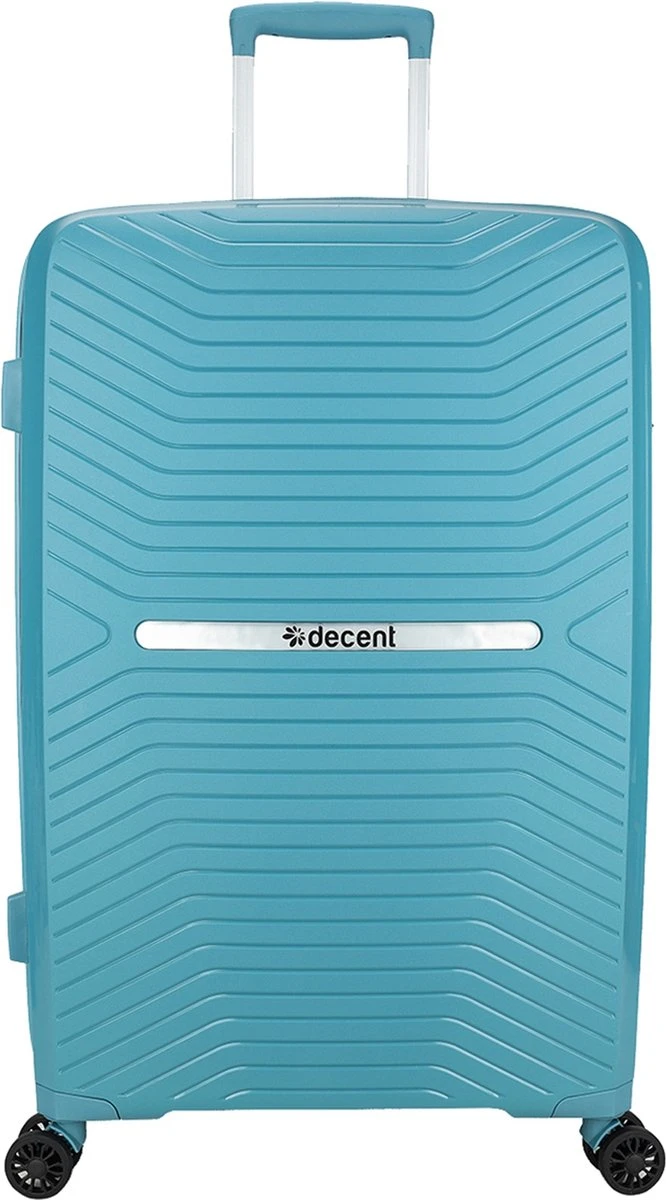 Decent CROSS-ONE PP Trolley 76 Cm - 94 Liter - TSA Slot - Petrol - Afbeelding 11