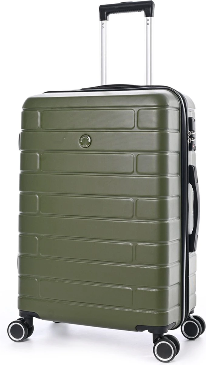 Jump Arogado - Reiskoffer - 66 Cm - 4 Wielen - TSA-Cijferslot - Kaki