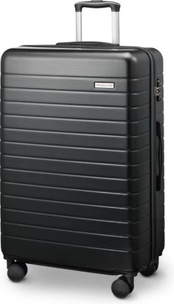 Swiss Alpine 2.0 - Reiskoffer- 77 Cm - 4 Wielen - Zwart