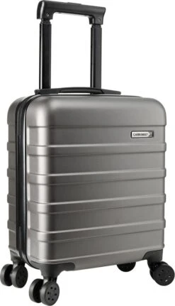 CabinMax Handbagage Koffer - Trolley 30L - Harde Reiskoffer - 45x36x20cm - Lichtgewicht - Groot Capaciteit - Steel Grey
