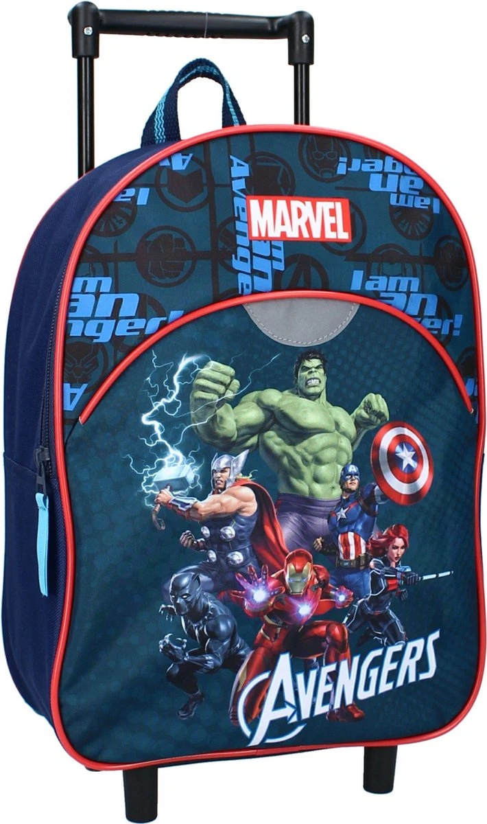 Avengers Thema Trolley/reistas Rugzak Koffertje 33 Cm Voor Kinderen - Weekendtasje Voor Kinderen - Afbeelding 6