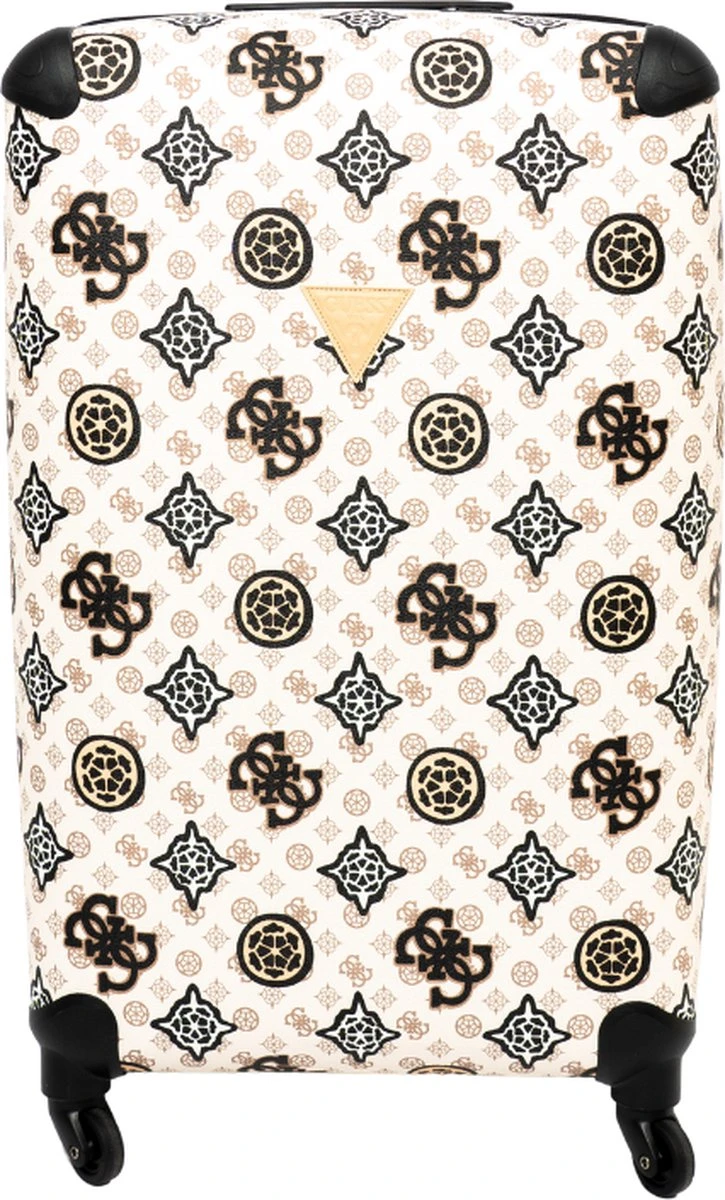 Guess House Party 28 In 4 Wheeler Dames Reiskoffer - Cream Logo Multi