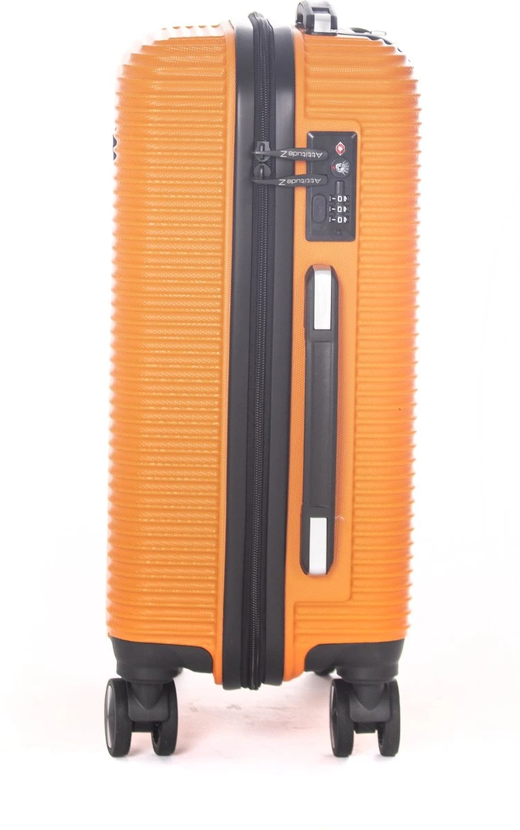 AttitudeZ Air-Z Handbagage Koffer Oranje 55cm - TSA-slot - Afbeelding 2