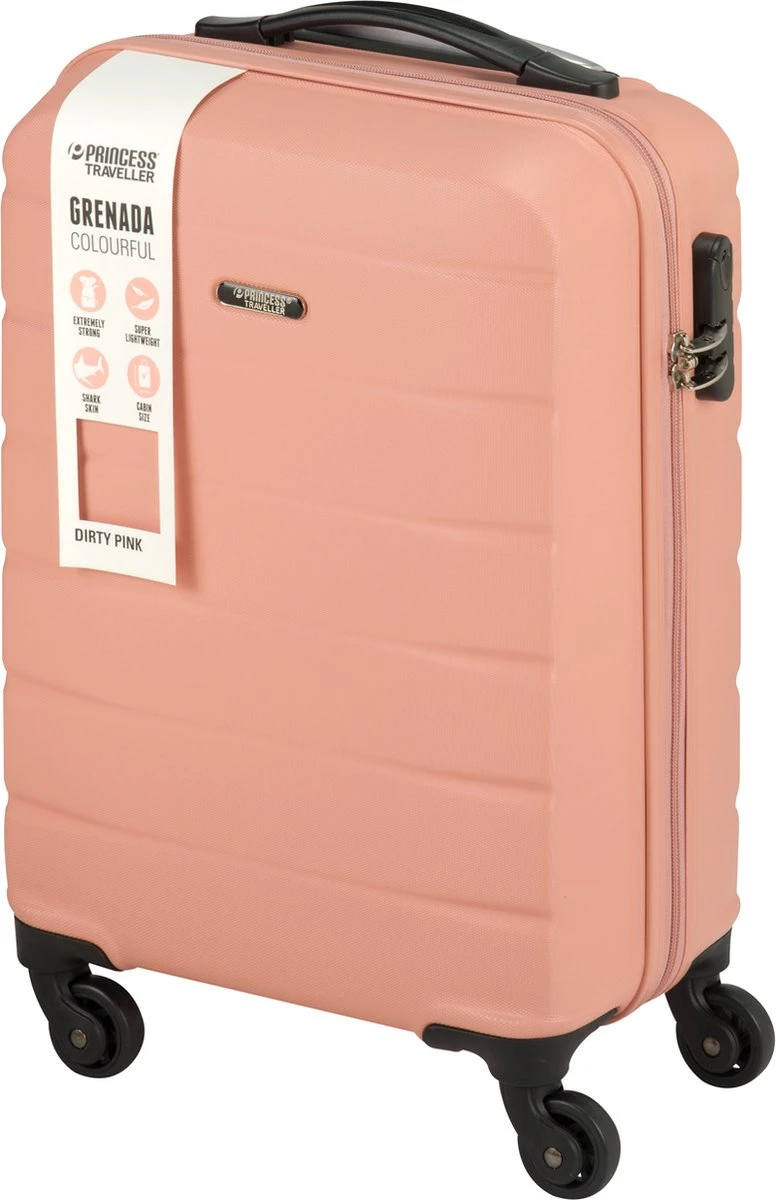 Princess Traveller Grenada - Handbagagekoffer - Dirty Pink - S - 55cm - Afbeelding 2