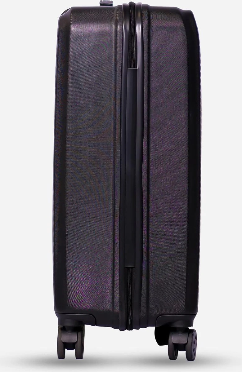 ©TROLLEYZ - Ibiza No.3 - Reiskoffer 69cm Met TSA Slot - Dubbele Wielen - 360° Spinners - 100% ABS - Reiskoffer In Night Black - Afbeelding 2