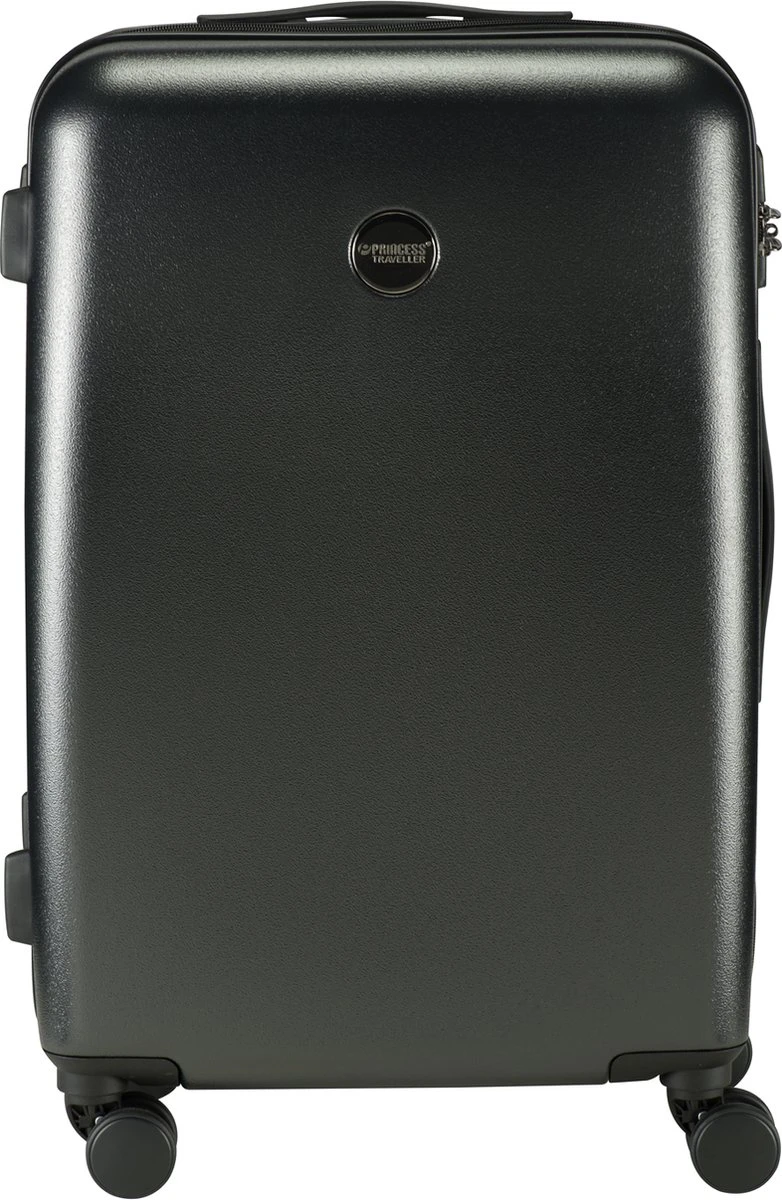Princess Traveller Harlem - Reiskoffer - Zwart - RPET - M - 65cm