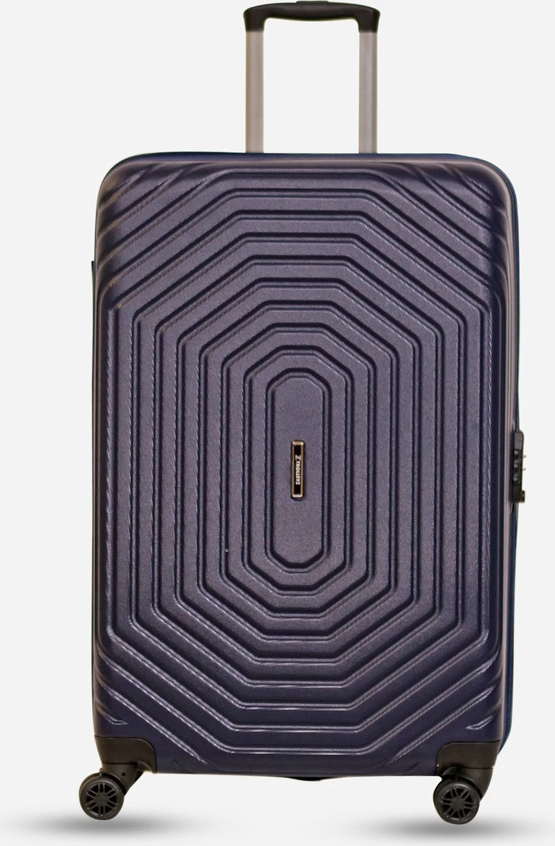 ©TROLLEYZ - Florence No.7 - Reiskoffer 69cm Met TSA Slot - Dubbele Wielen - 360° Spinners - 100% ABS - Reiskoffer In Ocean Blue - Afbeelding 8