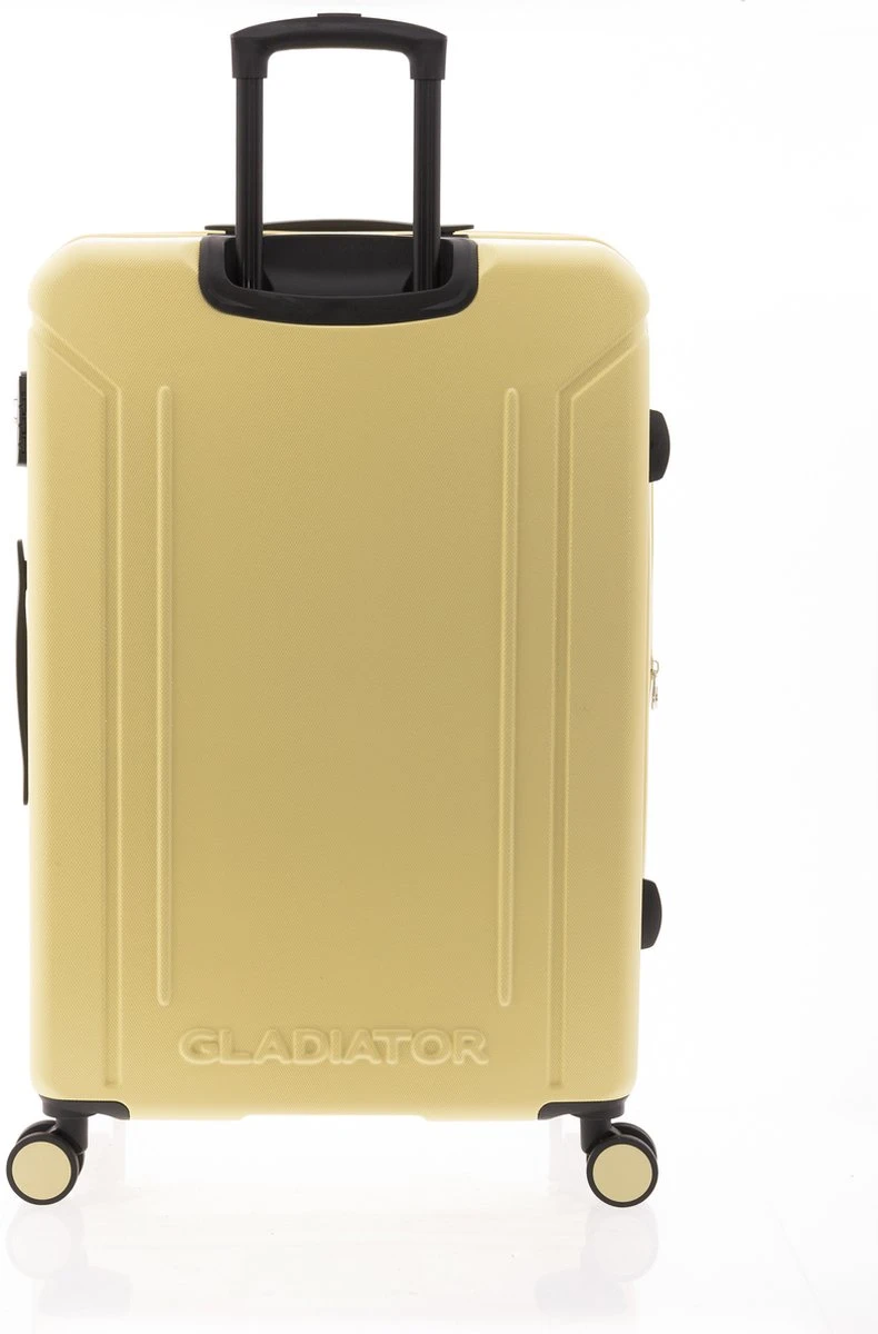 Gladiator Tropical Grote Koffer Expandable - 77 Cm - 105/117 Liter - Geel - Afbeelding 3