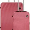 SB Travelbags Kofferset - 2 Delige -Roze - 75cm/55cm