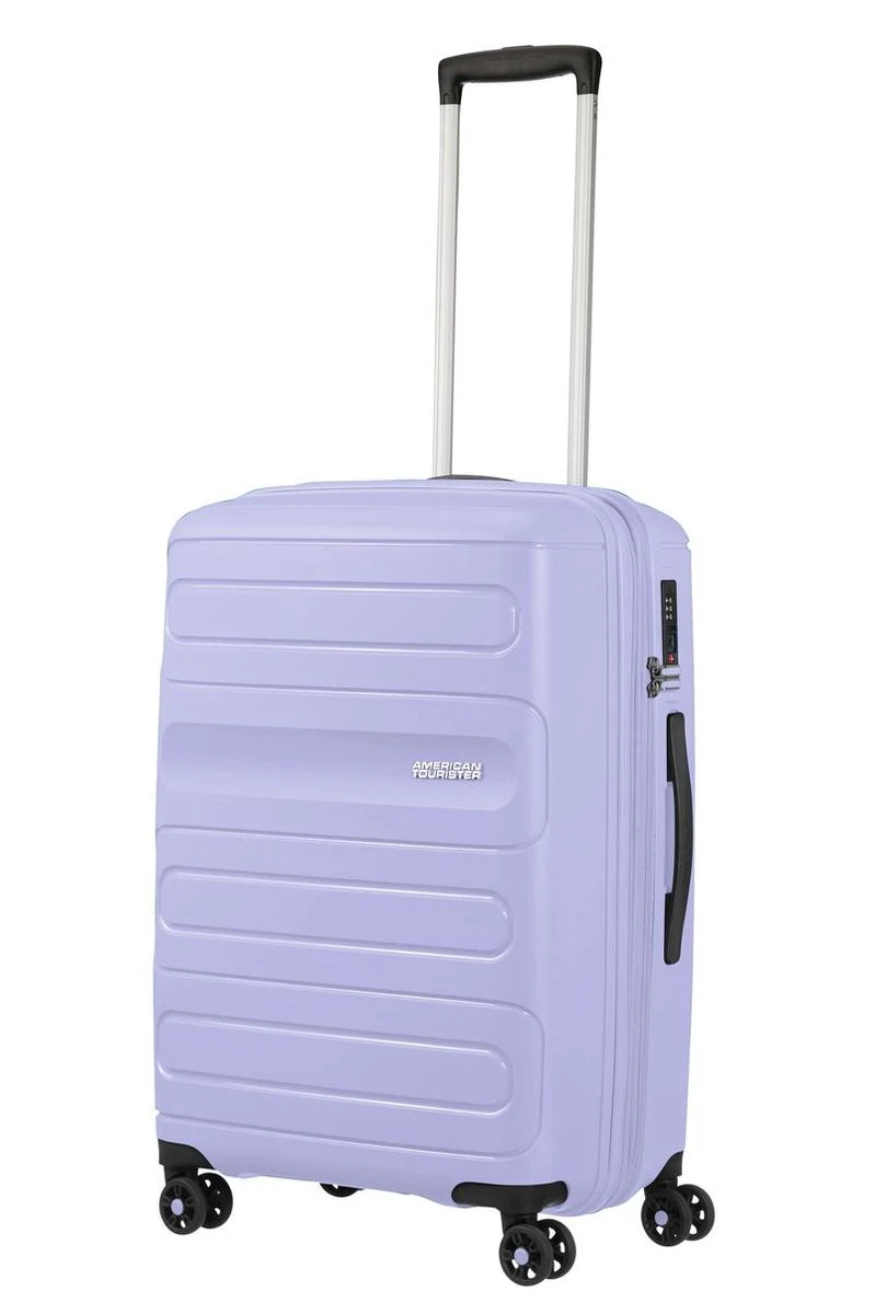 American Tourister Reiskoffer - Sunside Spinner 68/25 Uitbreidbaar (Medium) Pastel Blue - Afbeelding 3