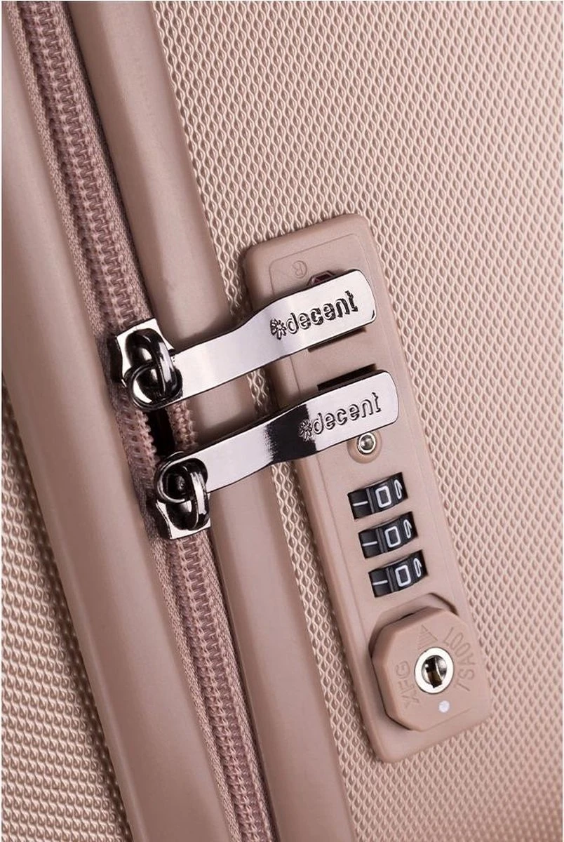 Decent Tranporto-One Reiskoffer 76 Cm - Zalmroze - Afbeelding 7