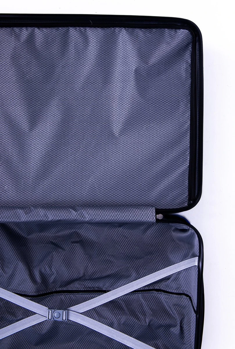 Tobeyz - Koffer - Donkergrijze Handbagage - Groot - Verrijdbaar Op 4 Wielen - Stevig ABS - Lichtgewicht, Trolley - Afbeelding 3