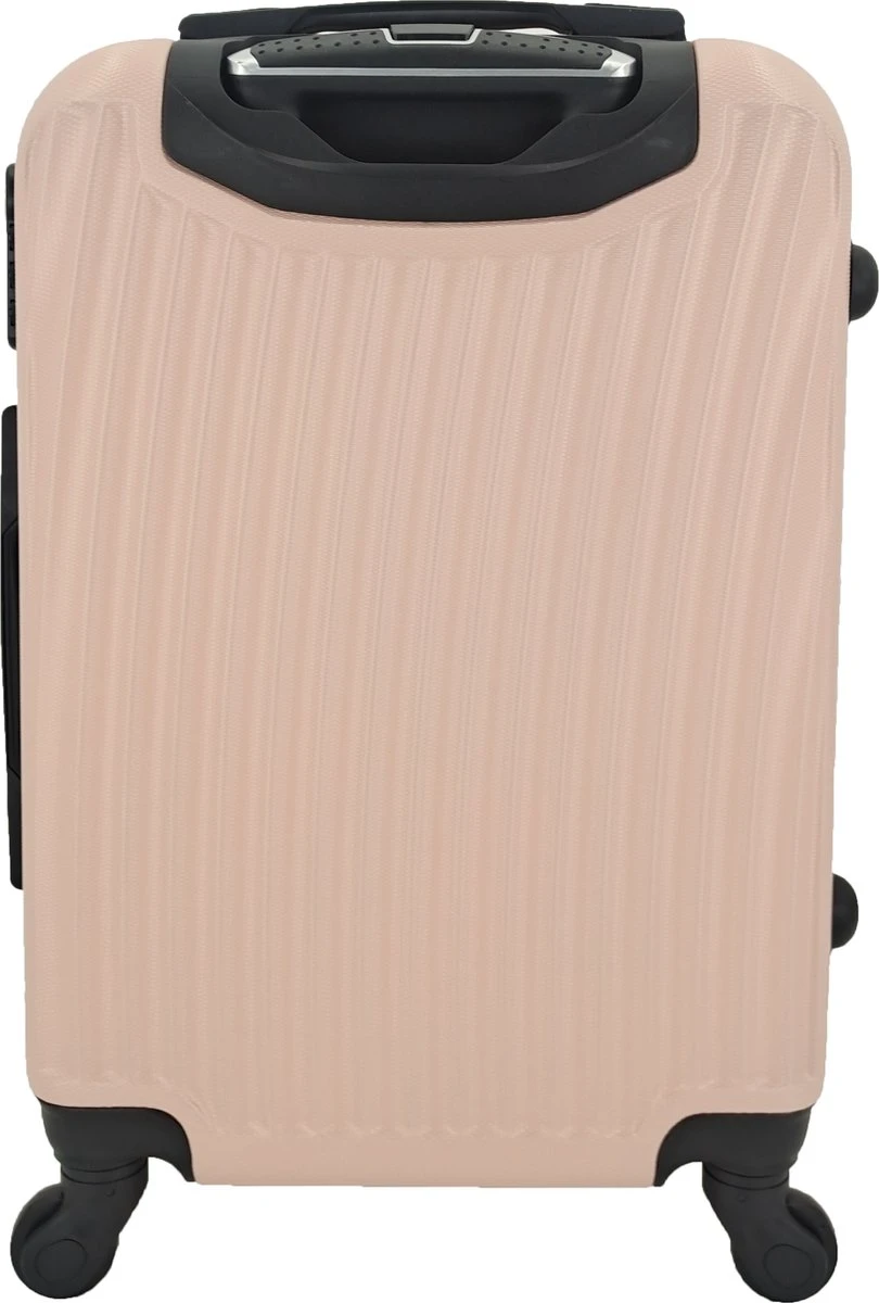 SB Travelbags Bagage Koffer 75cm 4 Wielen Trolley - Licht Roze - Afbeelding 7