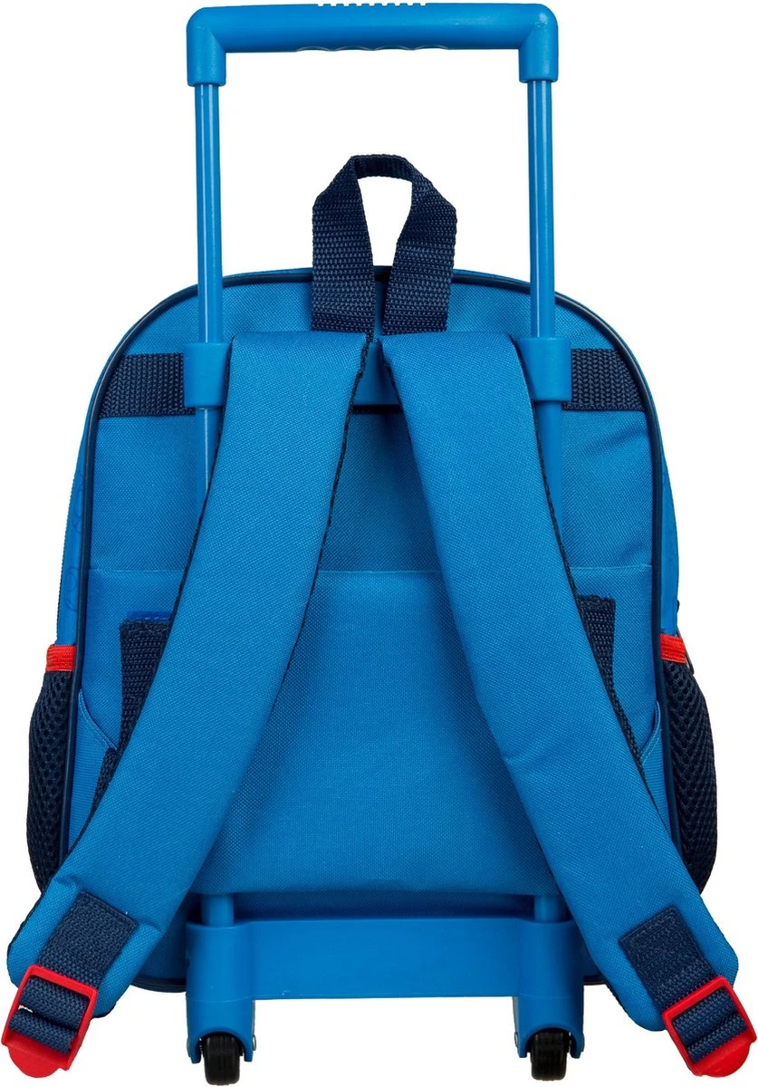 Super Mario Thema Trolley/reistas Rugzak Koffertje 28 Cm Voor Kinderen - Weekendtasje Voor Kinderen - Afbeelding 2