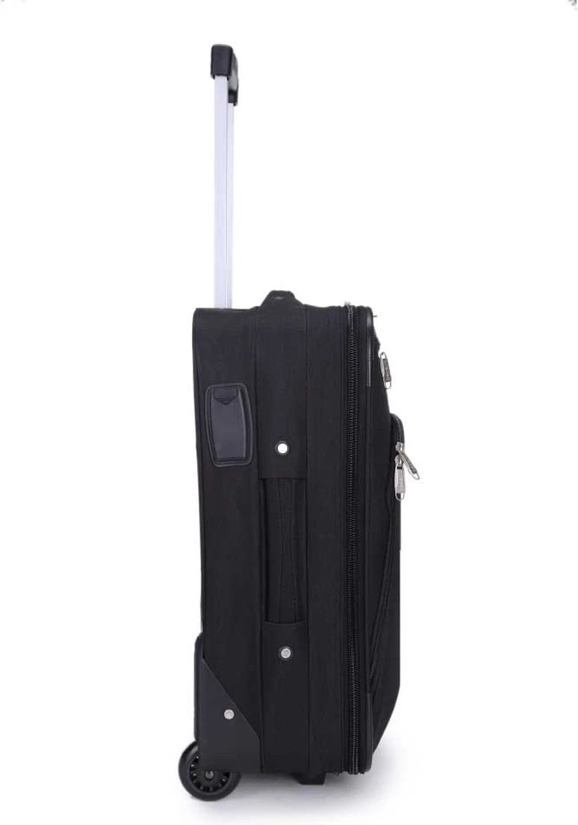 Decent Basic-Line Handbagage Trolley 53 Cm - Zwart - Afbeelding 12