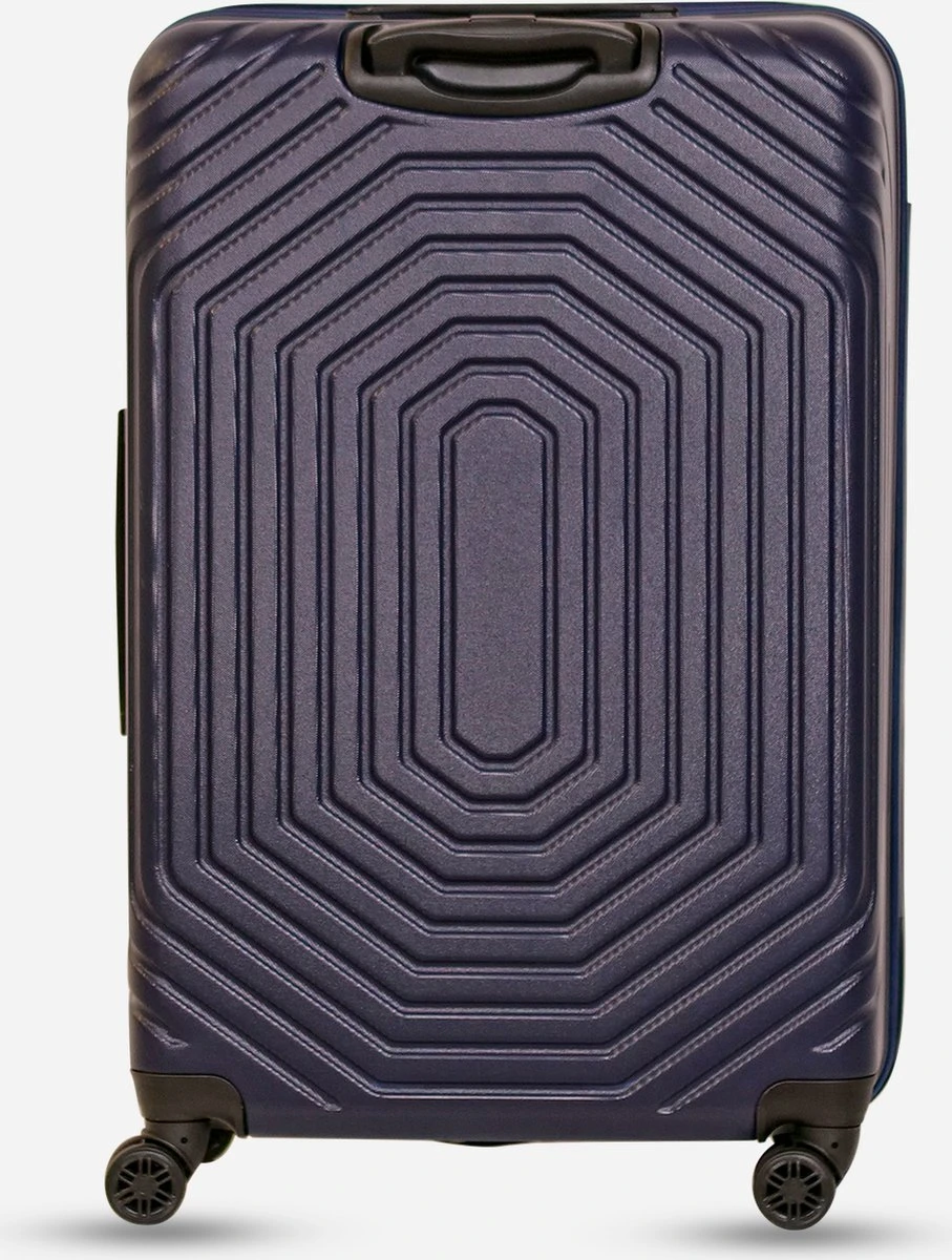 ©TROLLEYZ - Florence No.7 - Reiskoffer 69cm Met TSA Slot - Dubbele Wielen - 360° Spinners - 100% ABS - Reiskoffer In Ocean Blue - Afbeelding 3