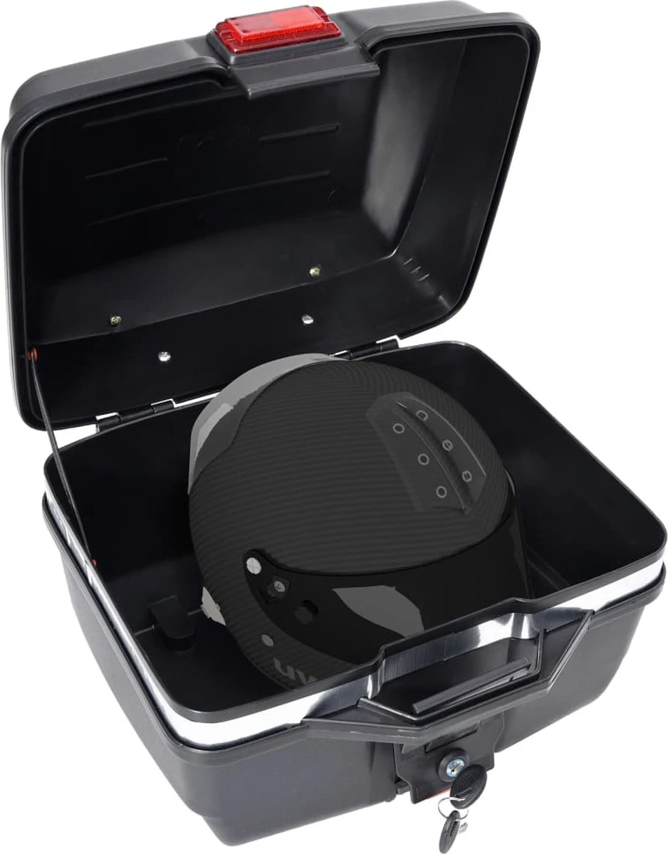 VIDAXL Topkoffer Voor Motor 24 L Voor 1 Helm - Afbeelding 5