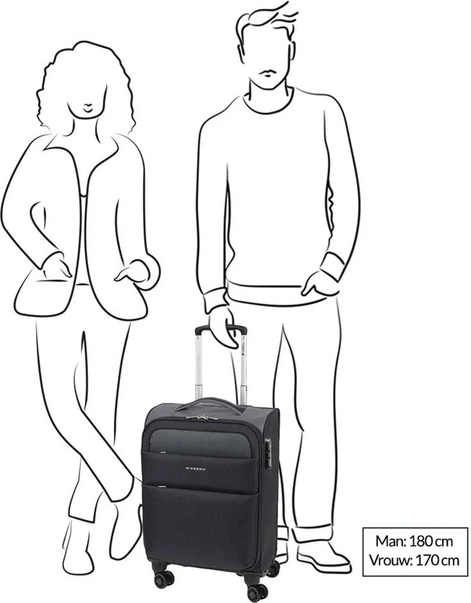 Gabol Cloud Cabin Trolley 55 Turquiose - Afbeelding 9